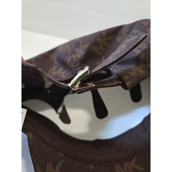 NEW Michael Kors Logo Adjustable Women's Cap Hat in Brown - Picture 7 of 12
